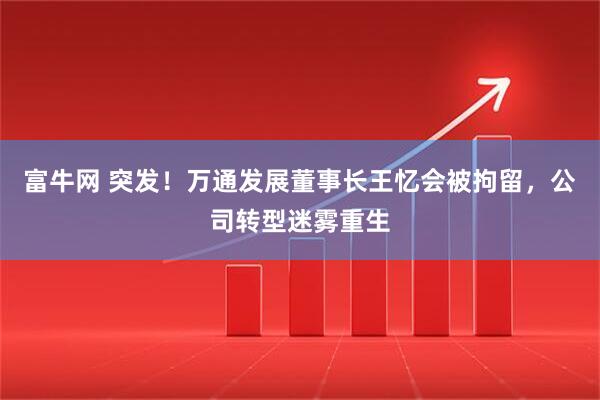 富牛网 突发！万通发展董事长王忆会被拘留，公司转型迷雾重生